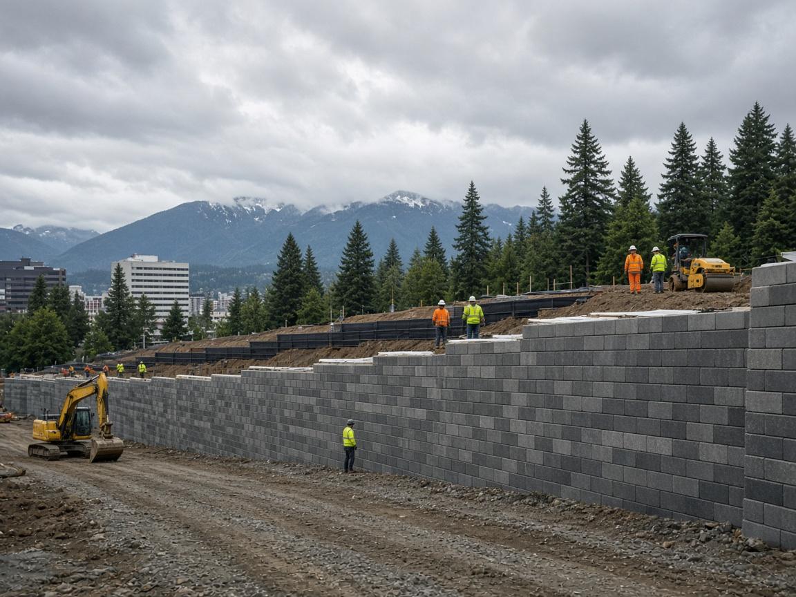 Commercial Retaining Walls in Burnaby BC