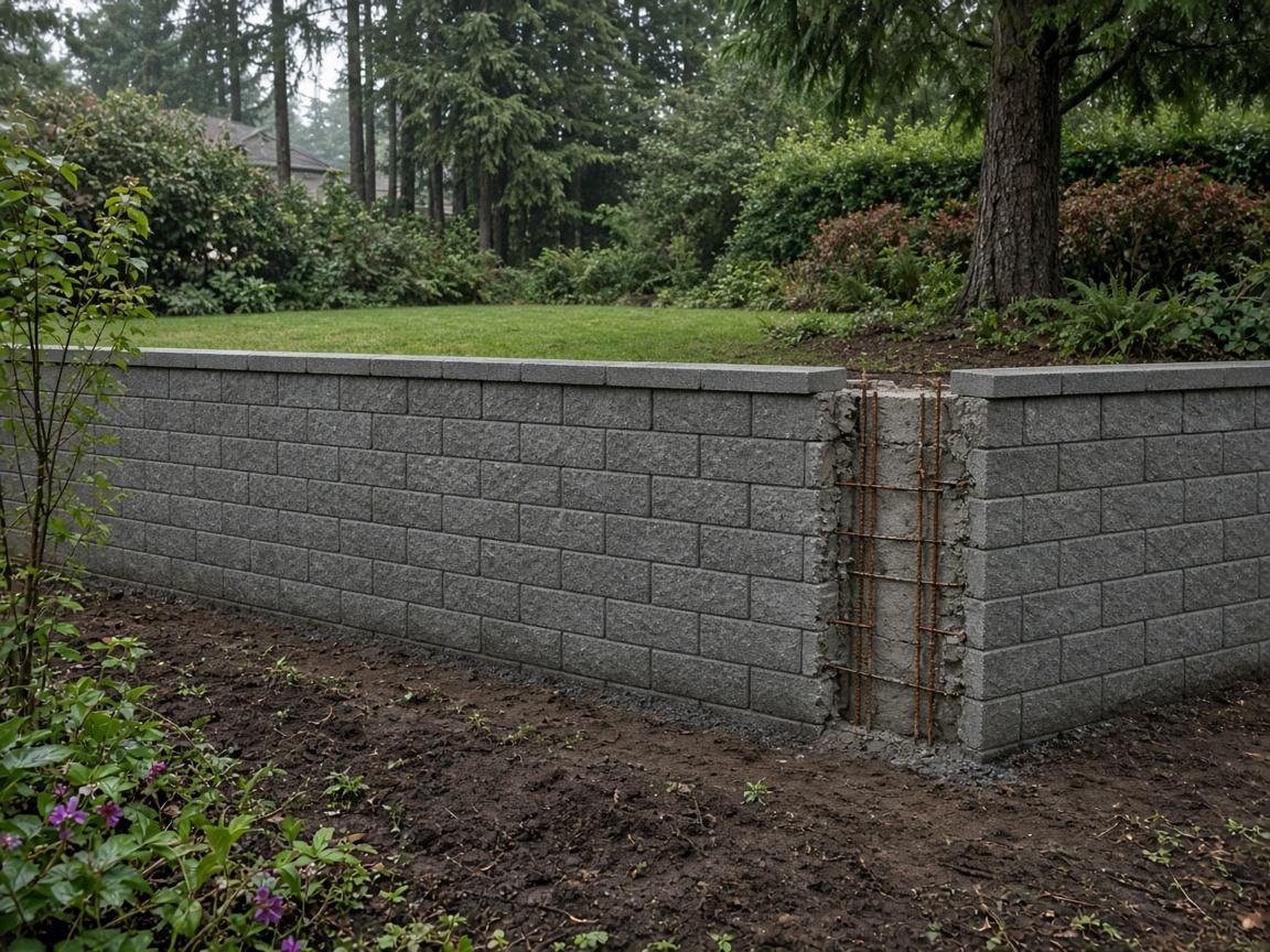 Concrete Block Retaining Walls in Burnaby