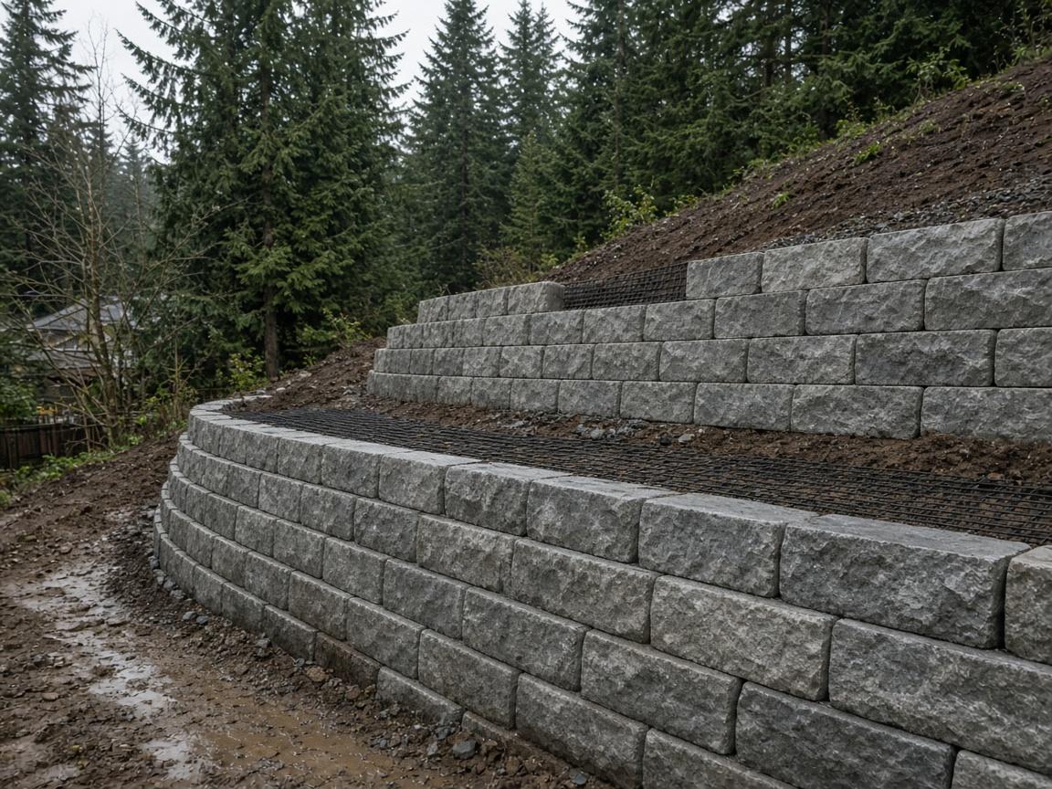 Interlocking Block Retaining Walls in Burnaby BC