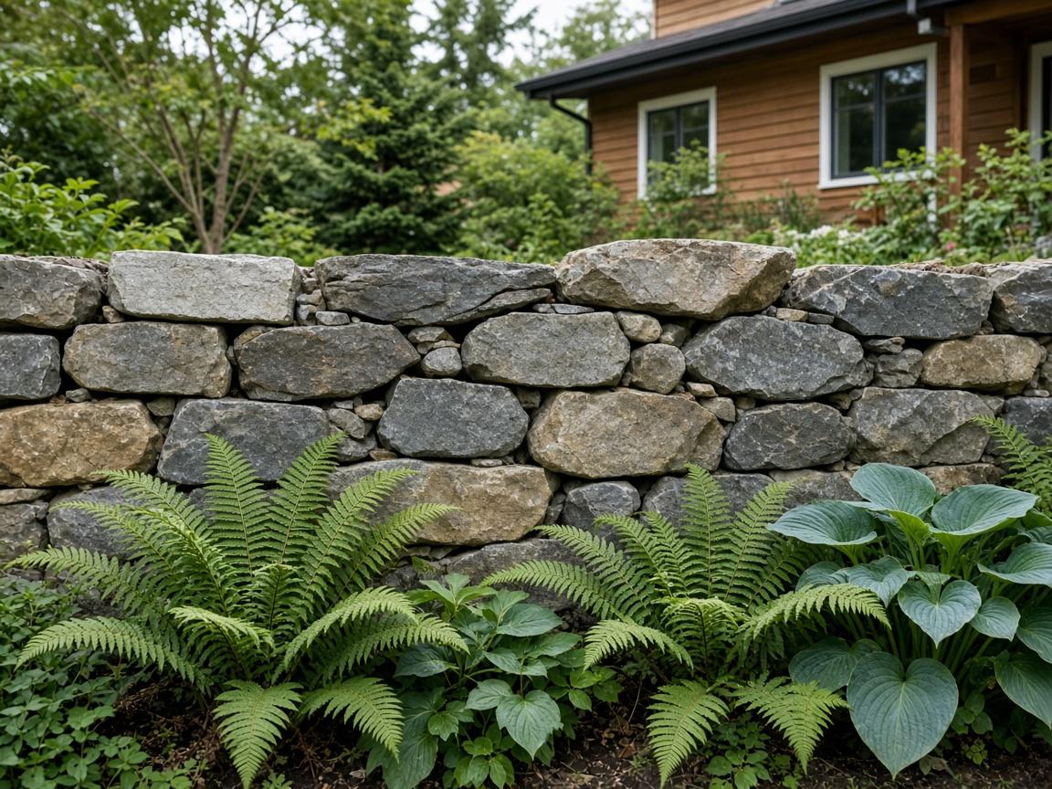 Natural Stone Retaining Walls in Burnaby