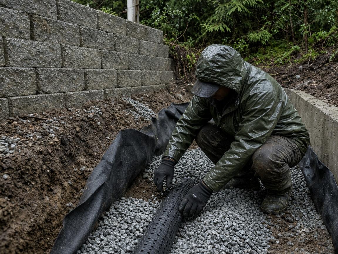Retaining Wall Drainage Systems in Burnaby BC